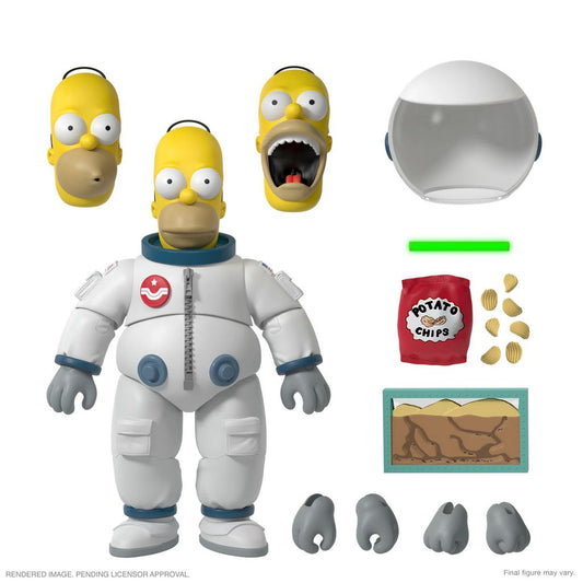  The Simpsons: Ultimates Wave 1 - Deep Space Homer 7 inch Action Figure  0840049817371