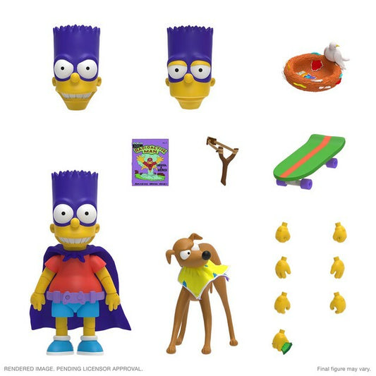  The Simpsons: Ultimates Wave 2 - Bartman 7 inch Action Figure  0840049824096