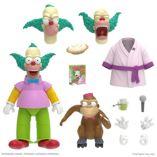 The Simpsons: Ultimates Wave 2 - Krusty the Clown 7 inch Action Figure  0840049824065