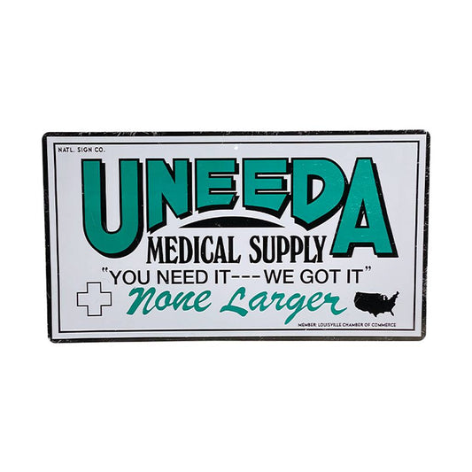  The Return of the Living Dead: Uneeda Medical Supply Metal Sign  0811501037286