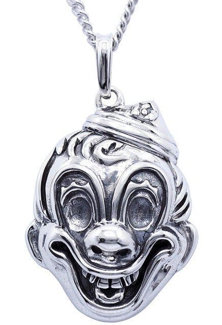  Halloween Clown Sterling Silver Necklace  0811501030164