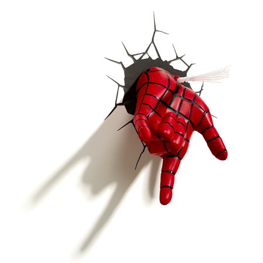  Marvel: Spider-Man Hand 3D Wall Light  0816733002217