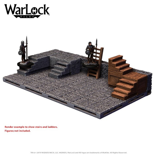  WarLock Dungeon Tiles: Stairs and Ladders  0634482165041