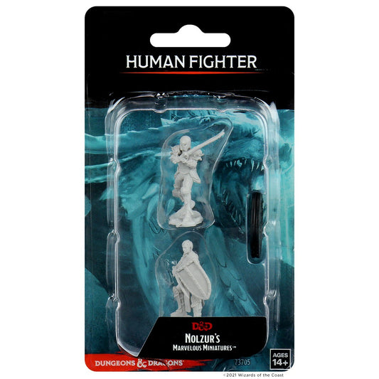  Dungeons and Dragons: Nolzur's Marvelous Miniatures - Female Human Fighter  0634482737057