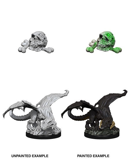  Dungeons and Dragons: Nolzur's Marvelous Miniatures -&nbsp;Black Dragon Wyrmling  0634482738504