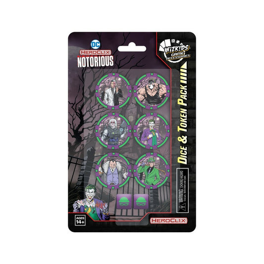  DC HeroClix: Notorious Dice and Token Pack  0634482840368