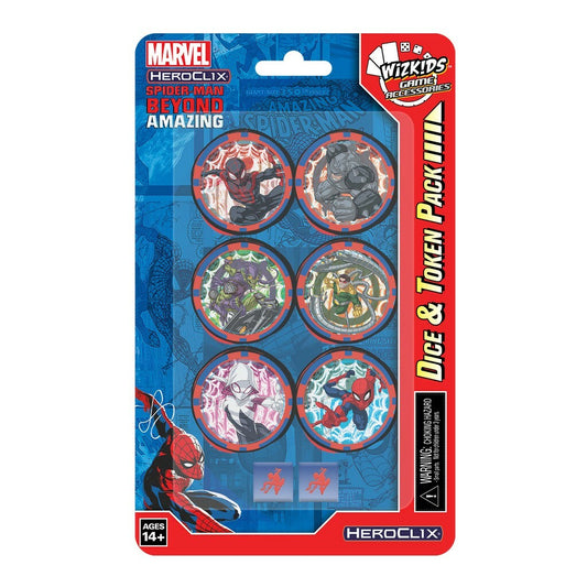  Marvel HeroClix: Spider-Man Beyond Amazing - Dice and Token Pack  0634482848692