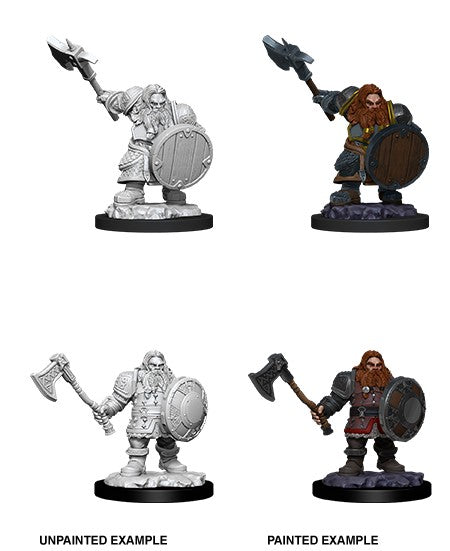  Dungeons and Dragons: Nolzur's Marvelous Miniatures - Male Dwarf Fighter  0634482900048