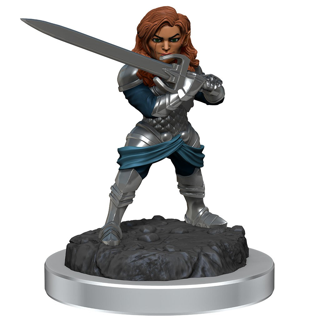 Critical Role: Unpainted Miniatures - Human Wizard Female and Halfling Holy Warrior Female  0634482905500