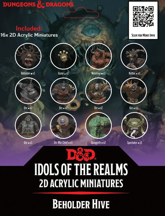 Dungeons and Dragons: Idols of the Realms - Beholder Hive 2D Set  0634482945261