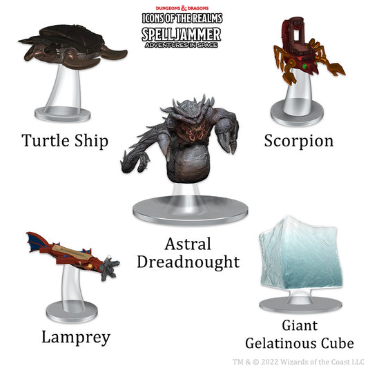  Dungeons and Dragons: Icons of the Realms - Ship Scale - Attacks from Deep Space  0634482961803