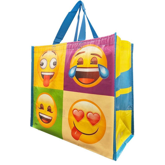 emoji faces tote bag