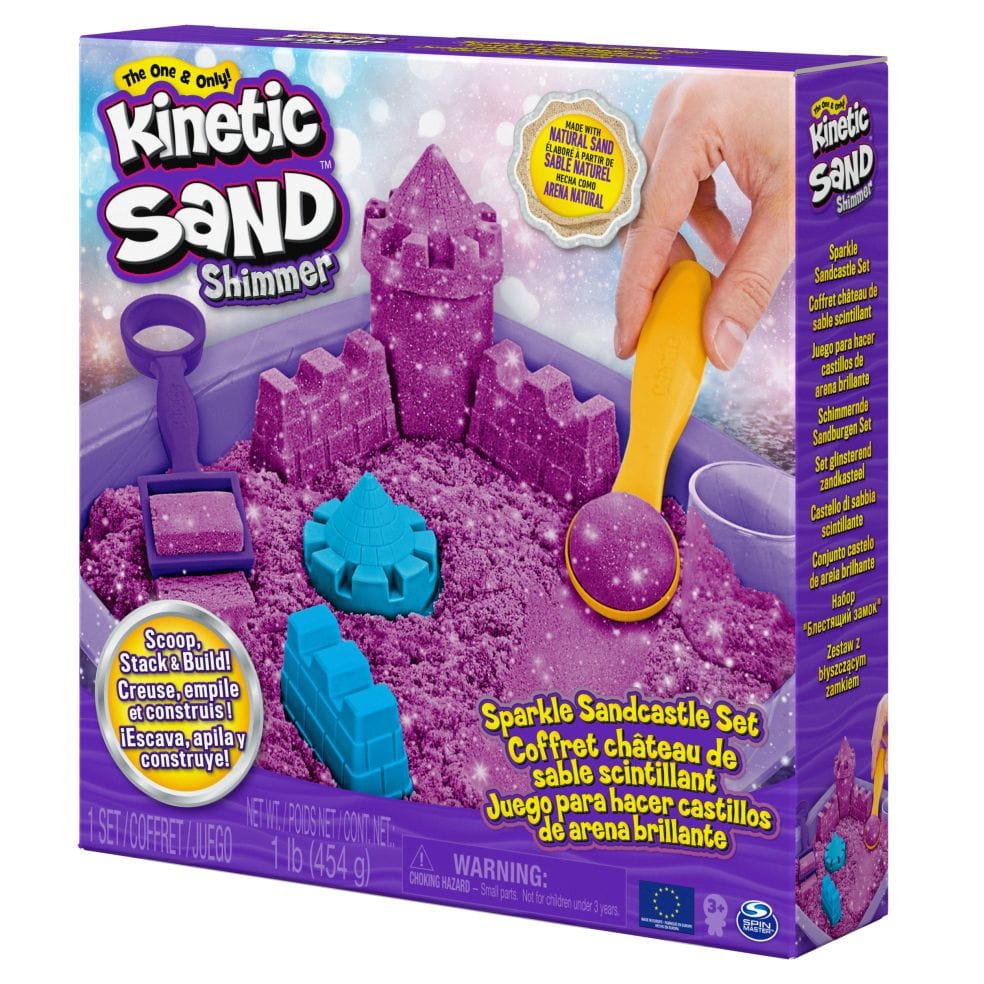 Toys Spinmaster Kinetic Sand – Sparkling Sandcastle Paars