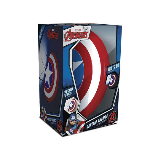 Marvel 3D LED Light Captain America Shield 0816733002187