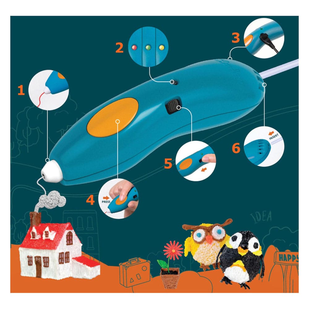 3Doodler 3D Pen Start+ Essentials Set 0817005023848