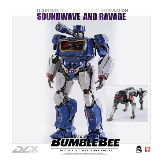 Transformers Bumblebee DLX Action Figure 2-Pack 1/6 Soundwave & Ravage 28 cm 4897056202627