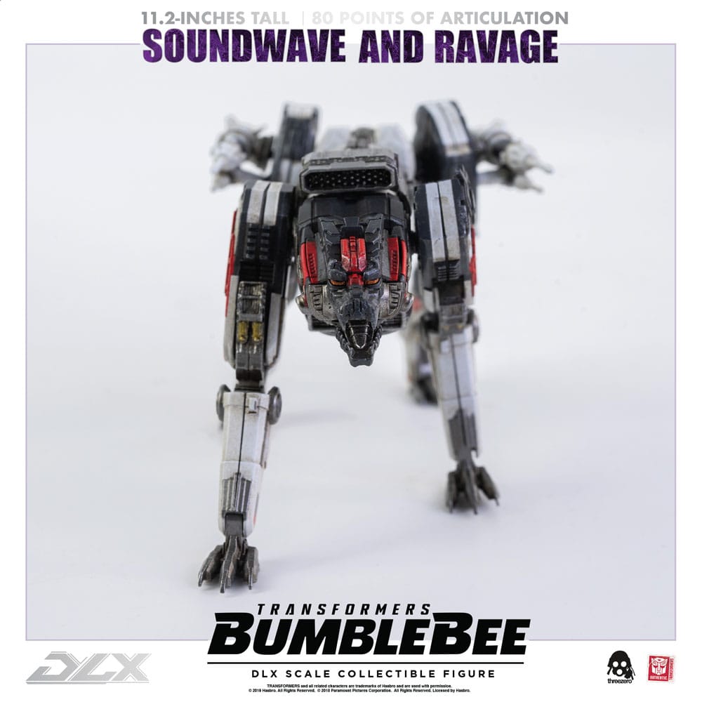 Transformers Bumblebee DLX Action Figure 2-Pack 1/6 Soundwave & Ravage 28 cm 4897056202627