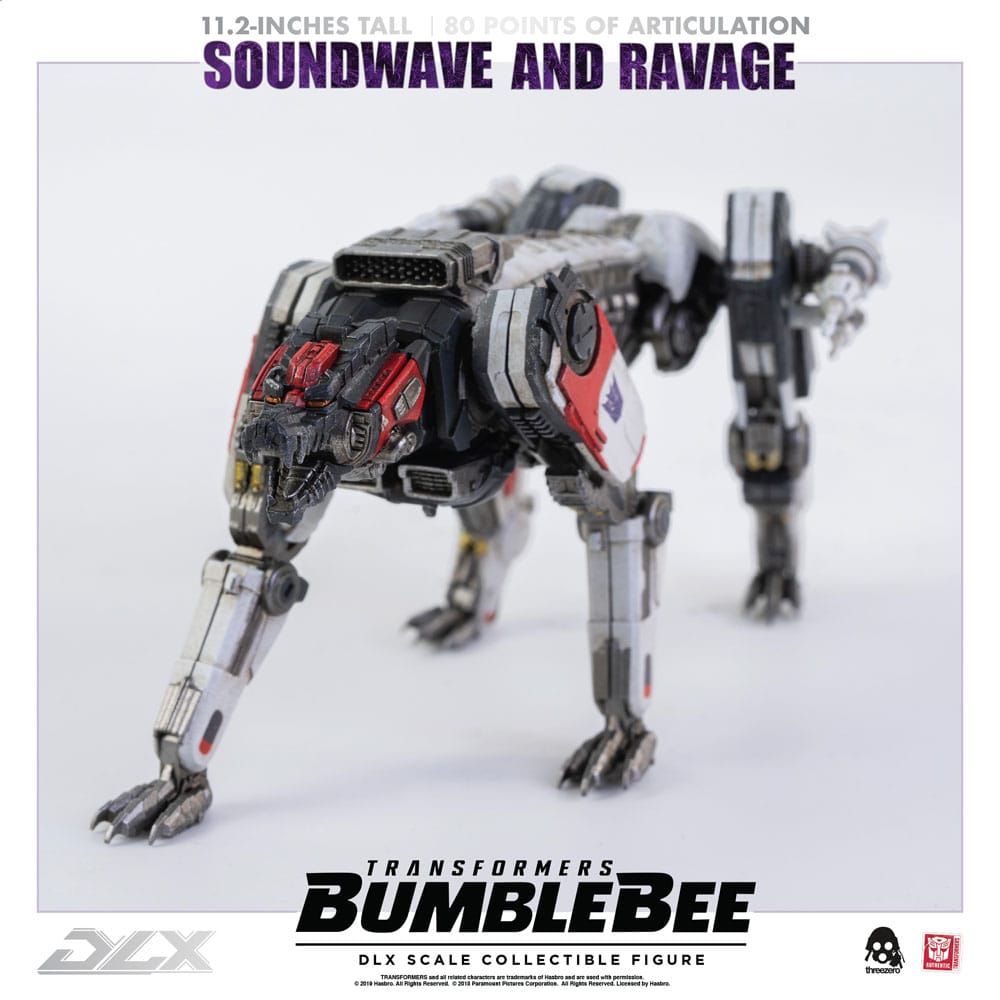 Transformers Bumblebee DLX Action Figure 2-Pack 1/6 Soundwave & Ravage 28 cm 4897056202627
