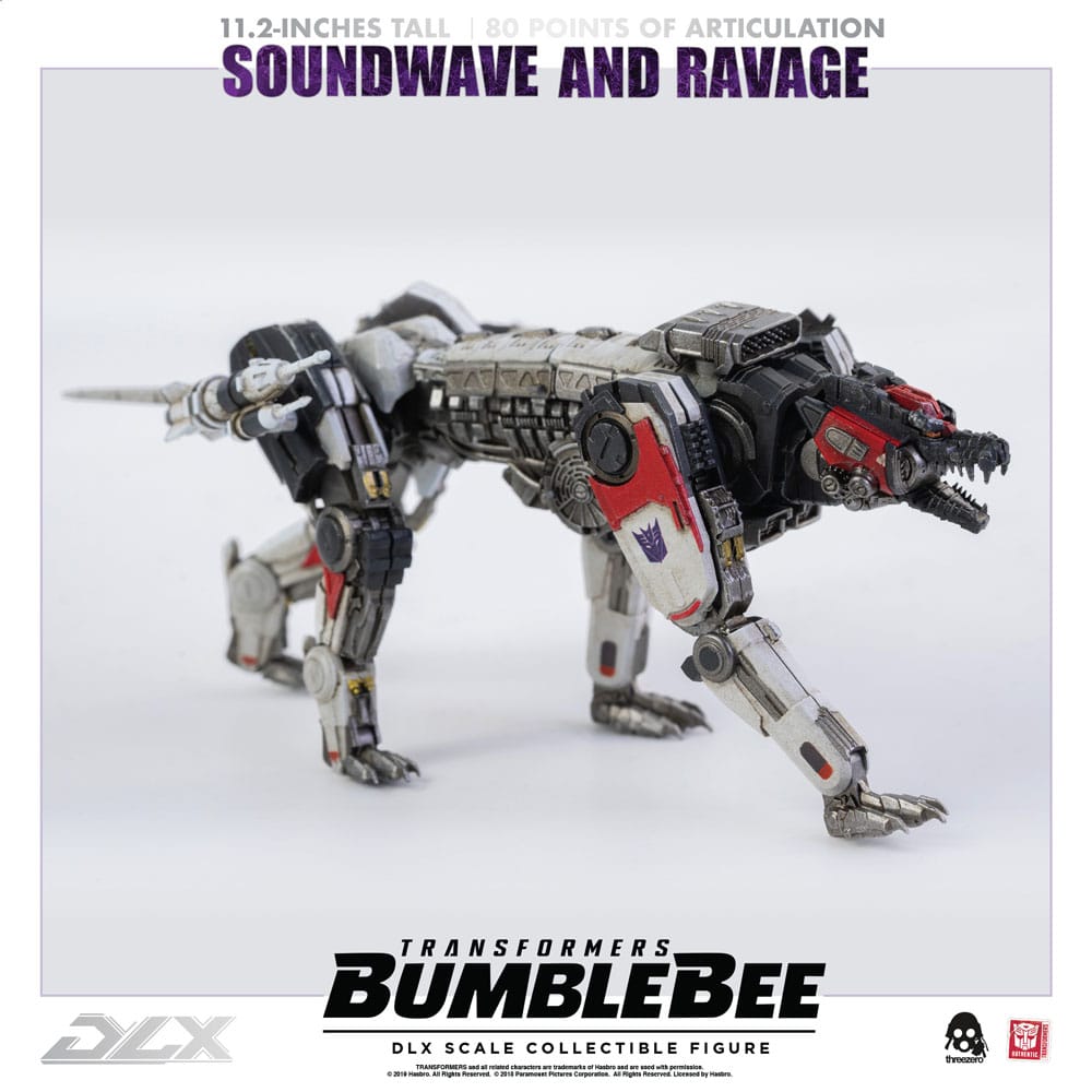 Transformers Bumblebee DLX Action Figure 2-Pack 1/6 Soundwave & Ravage 28 cm 4897056202627