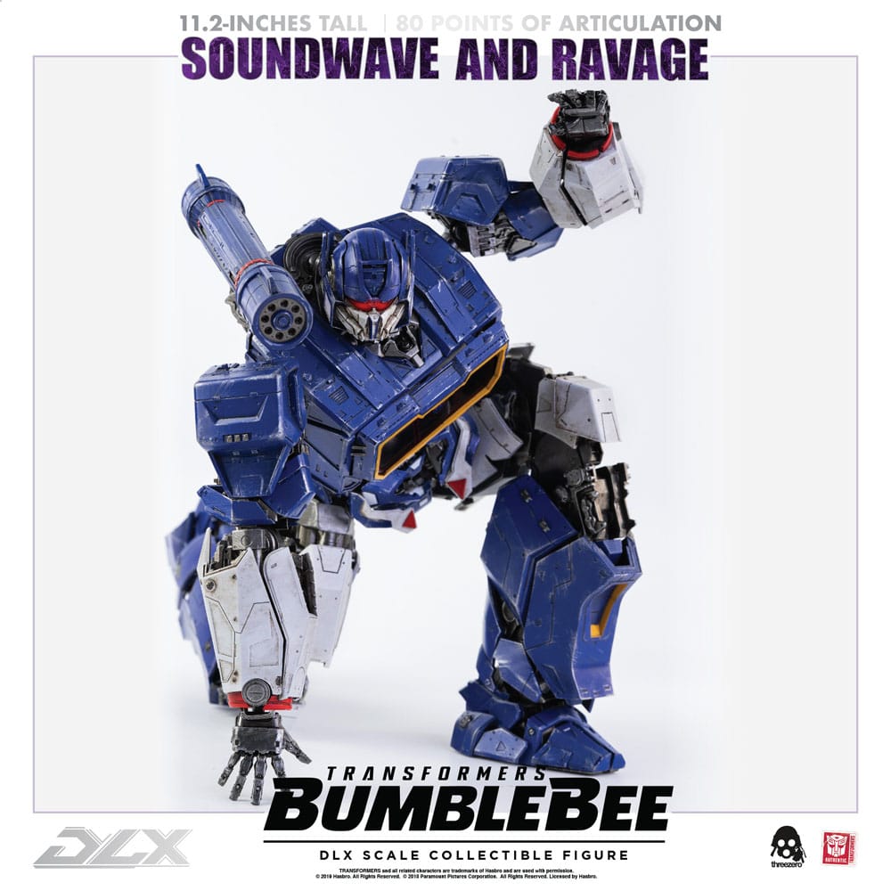 Transformers Bumblebee DLX Action Figure 2-Pack 1/6 Soundwave & Ravage 28 cm 4897056202627