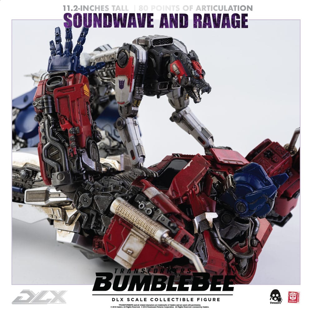 Transformers Bumblebee DLX Action Figure 2-Pack 1/6 Soundwave & Ravage 28 cm 4897056202627