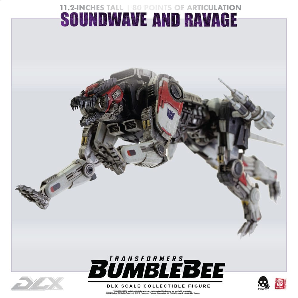 Transformers Bumblebee DLX Action Figure 2-Pack 1/6 Soundwave & Ravage 28 cm 4897056202627