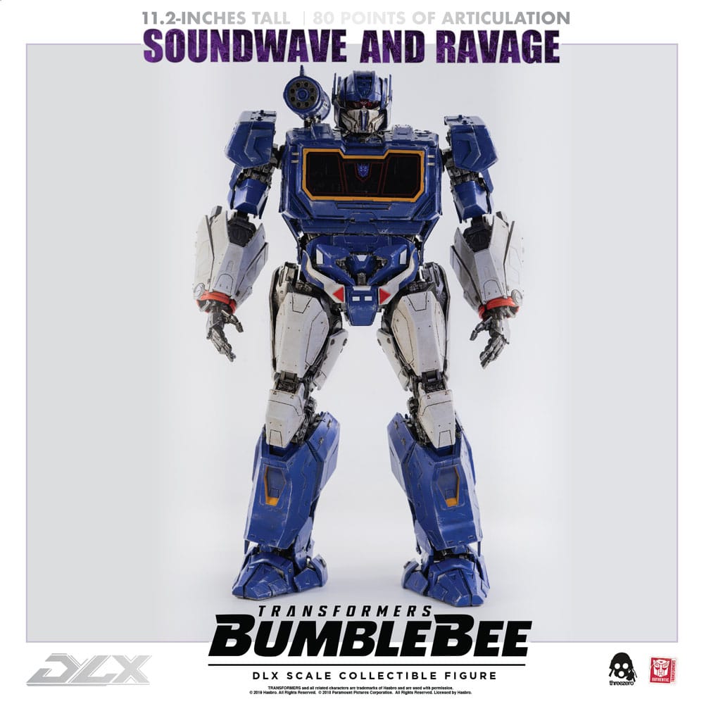 Transformers Bumblebee DLX Action Figure 2-Pack 1/6 Soundwave & Ravage 28 cm 4897056202627