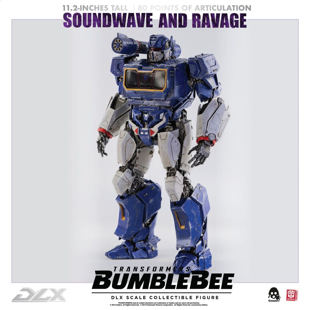 Transformers Bumblebee DLX Action Figure 2-Pack 1/6 Soundwave & Ravage 28 cm 4897056202627