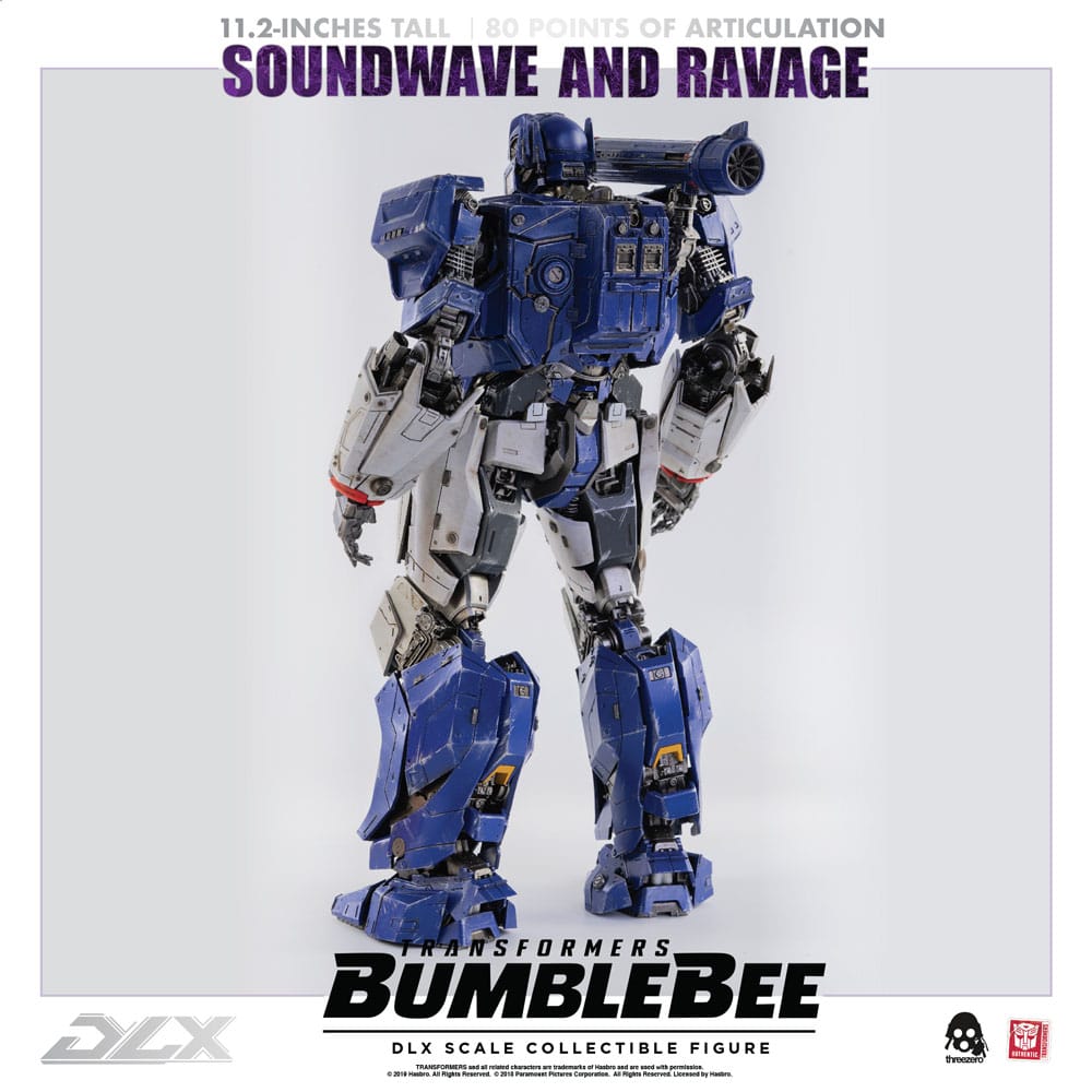 Transformers Bumblebee DLX Action Figure 2-Pack 1/6 Soundwave & Ravage 28 cm 4897056202627