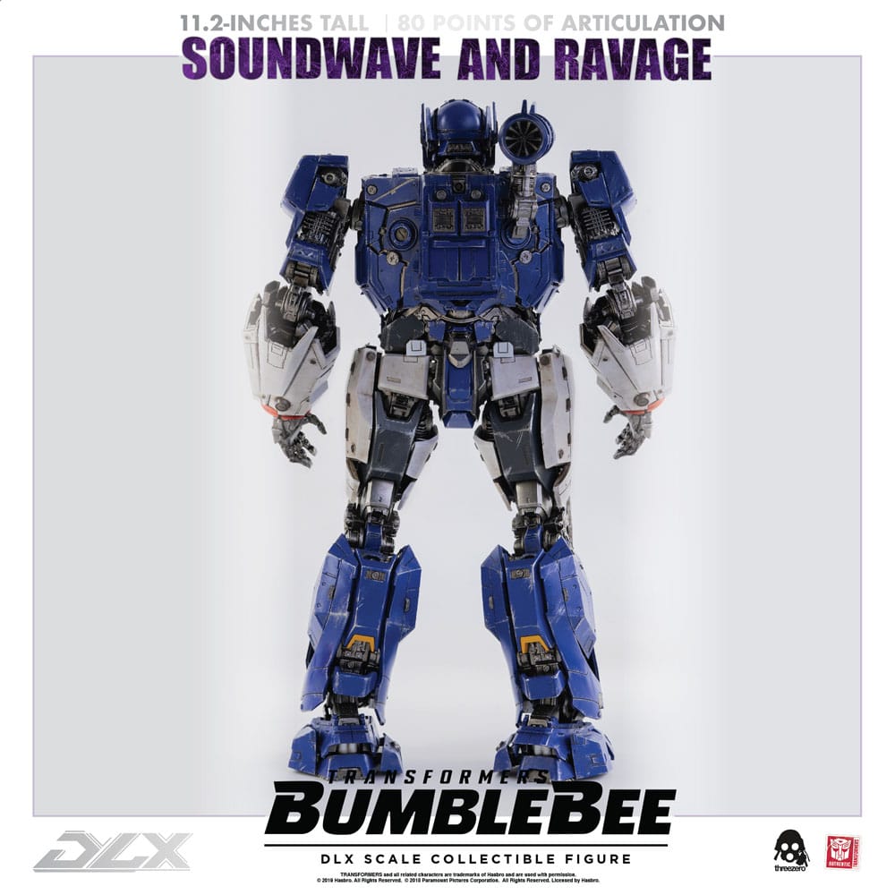 Transformers Bumblebee DLX Action Figure 2-Pack 1/6 Soundwave & Ravage 28 cm 4897056202627