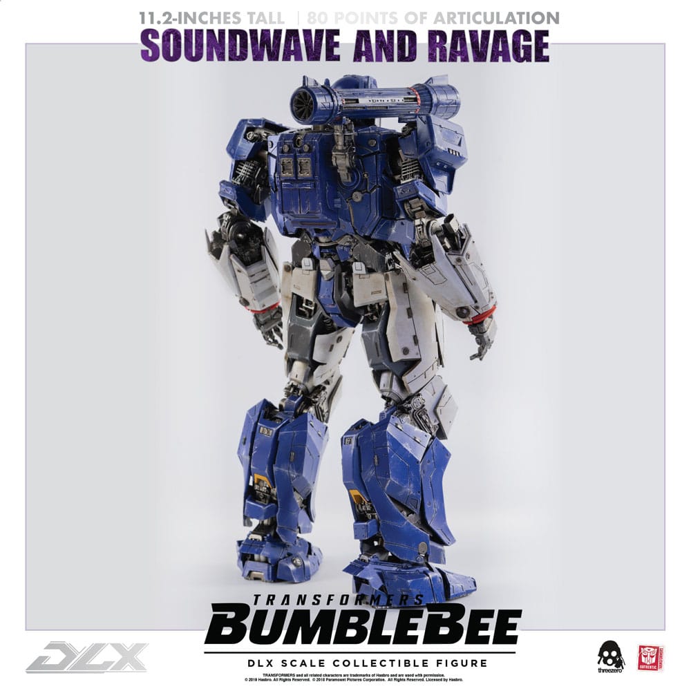 Transformers Bumblebee DLX Action Figure 2-Pack 1/6 Soundwave & Ravage 28 cm 4897056202627