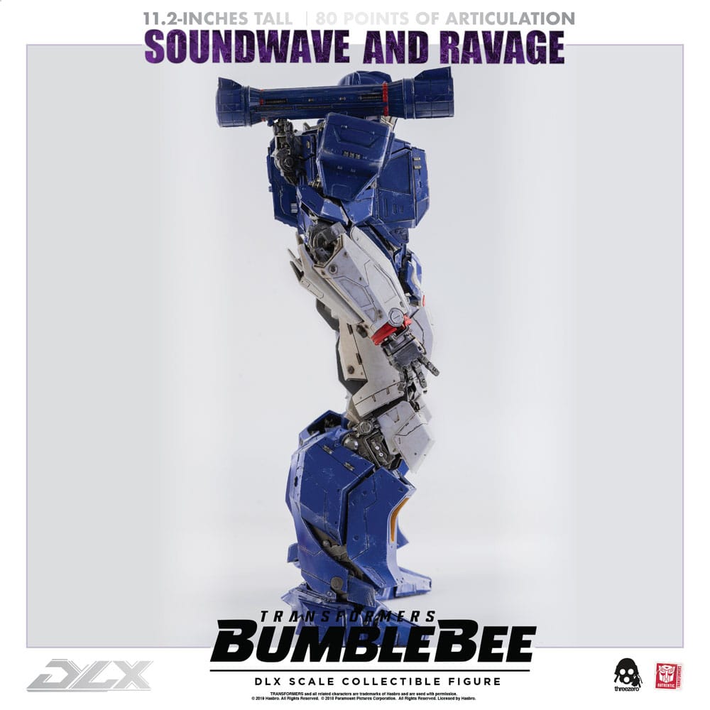 Transformers Bumblebee DLX Action Figure 2-Pack 1/6 Soundwave & Ravage 28 cm 4897056202627