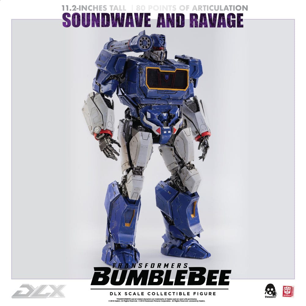Transformers Bumblebee DLX Action Figure 2-Pack 1/6 Soundwave & Ravage 28 cm 4897056202627