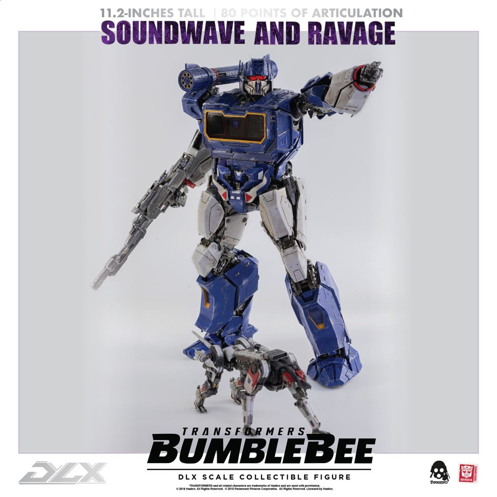 Transformers Bumblebee DLX Action Figure 2-Pack 1/6 Soundwave & Ravage 28 cm 4897056202627