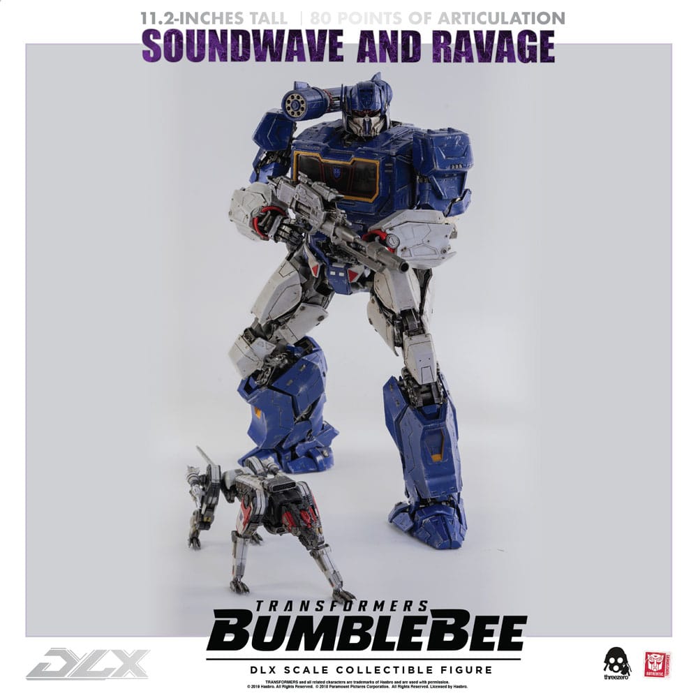 Transformers Bumblebee DLX Action Figure 2-Pack 1/6 Soundwave & Ravage 28 cm 4897056202627