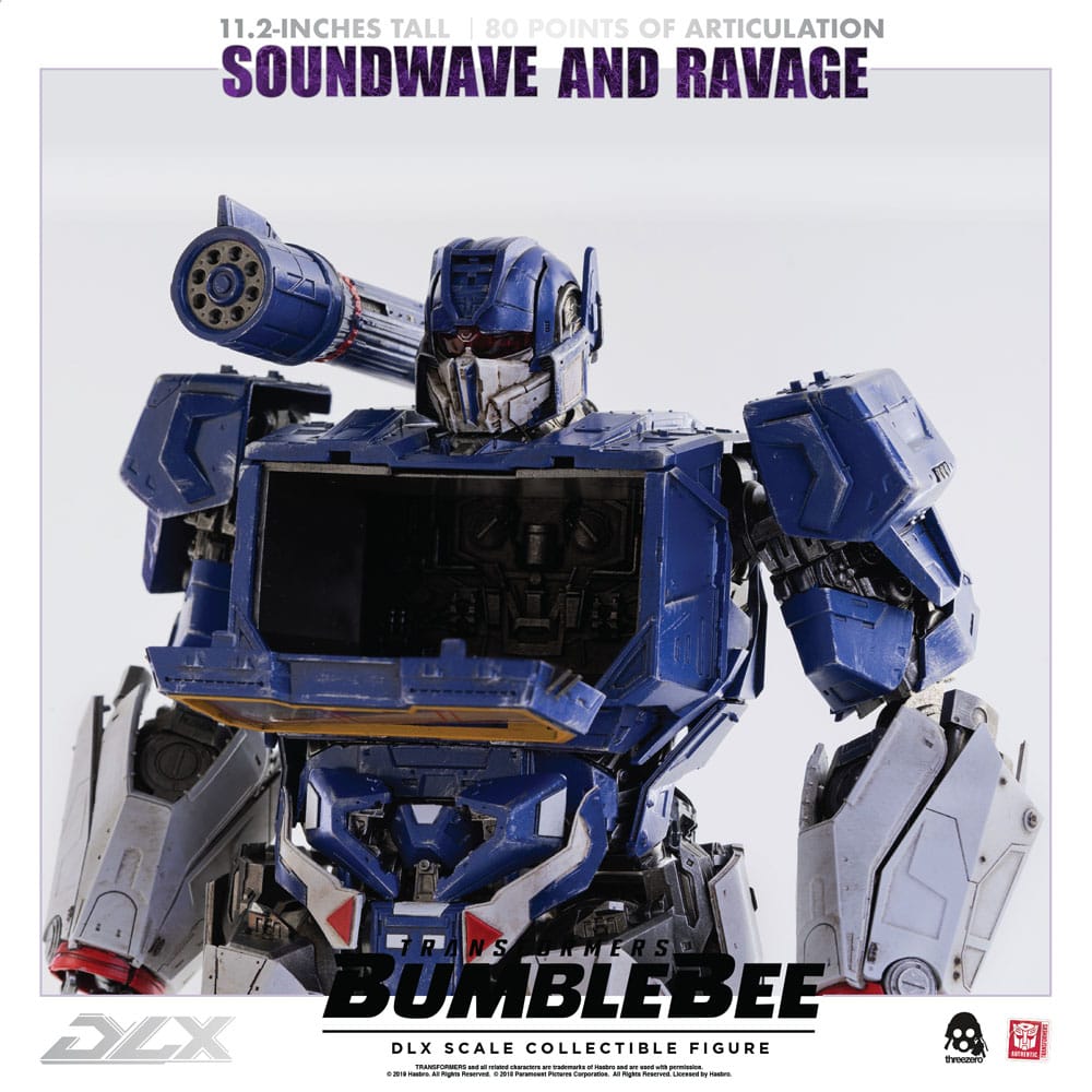 Transformers Bumblebee DLX Action Figure 2-Pack 1/6 Soundwave & Ravage 28 cm 4897056202627