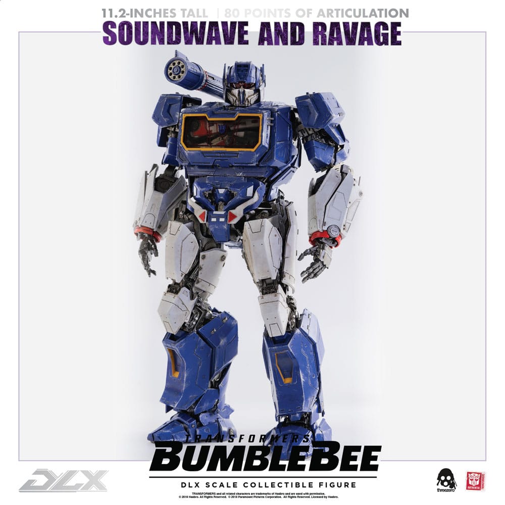 Transformers Bumblebee DLX Action Figure 2-Pack 1/6 Soundwave & Ravage 28 cm 4897056202627