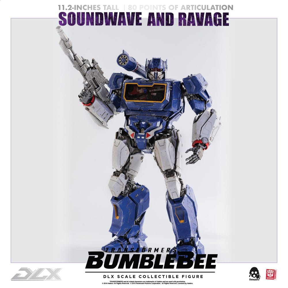 Transformers Bumblebee DLX Action Figure 2-Pack 1/6 Soundwave & Ravage 28 cm 4897056202627