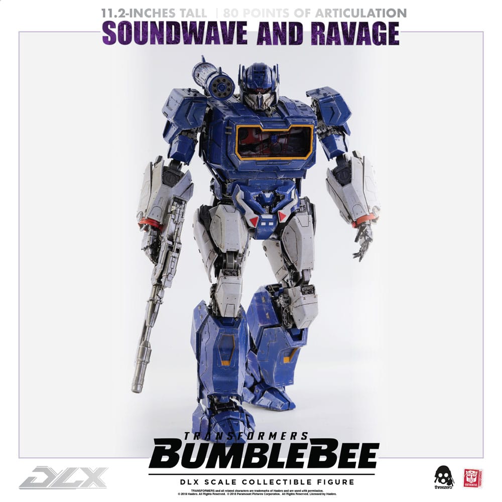 Transformers Bumblebee DLX Action Figure 2-Pack 1/6 Soundwave & Ravage 28 cm 4897056202627