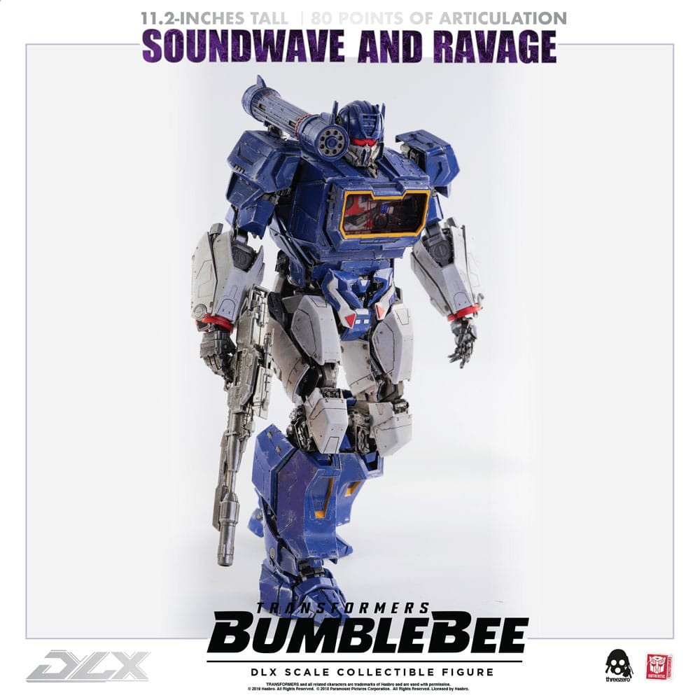 Transformers Bumblebee DLX Action Figure 2-Pack 1/6 Soundwave & Ravage 28 cm 4897056202627