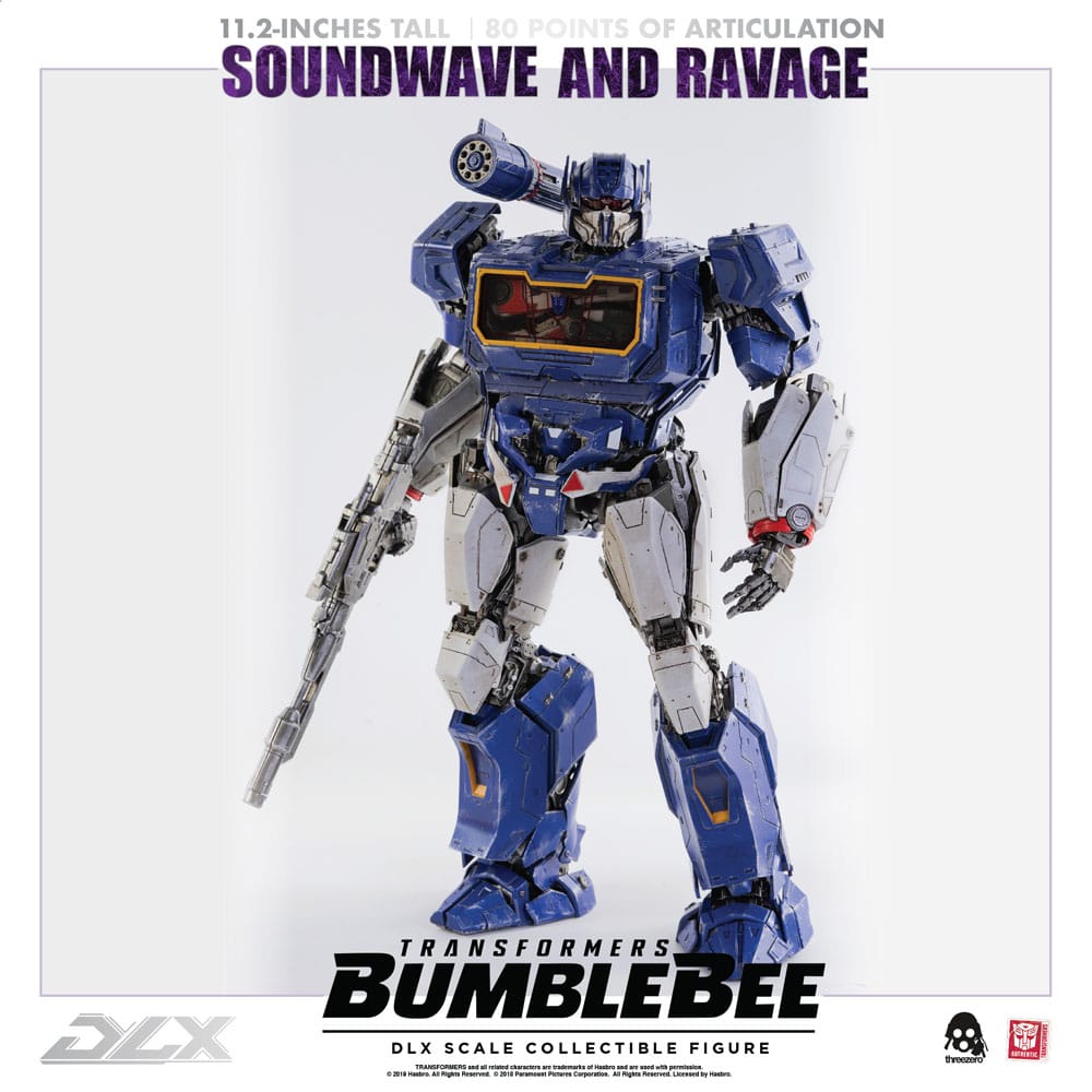 Transformers Bumblebee DLX Action Figure 2-Pack 1/6 Soundwave & Ravage 28 cm 4897056202627