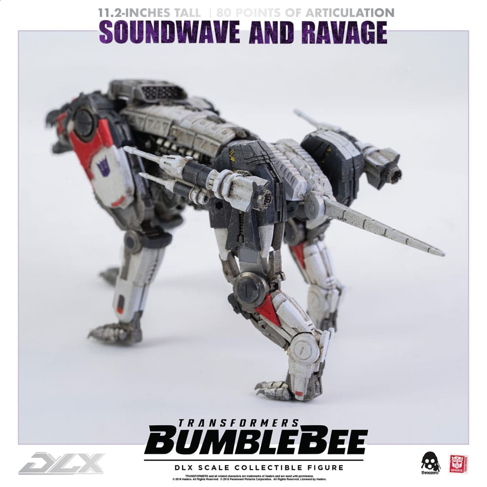 Transformers Bumblebee DLX Action Figure 2-Pack 1/6 Soundwave & Ravage 28 cm 4897056202627