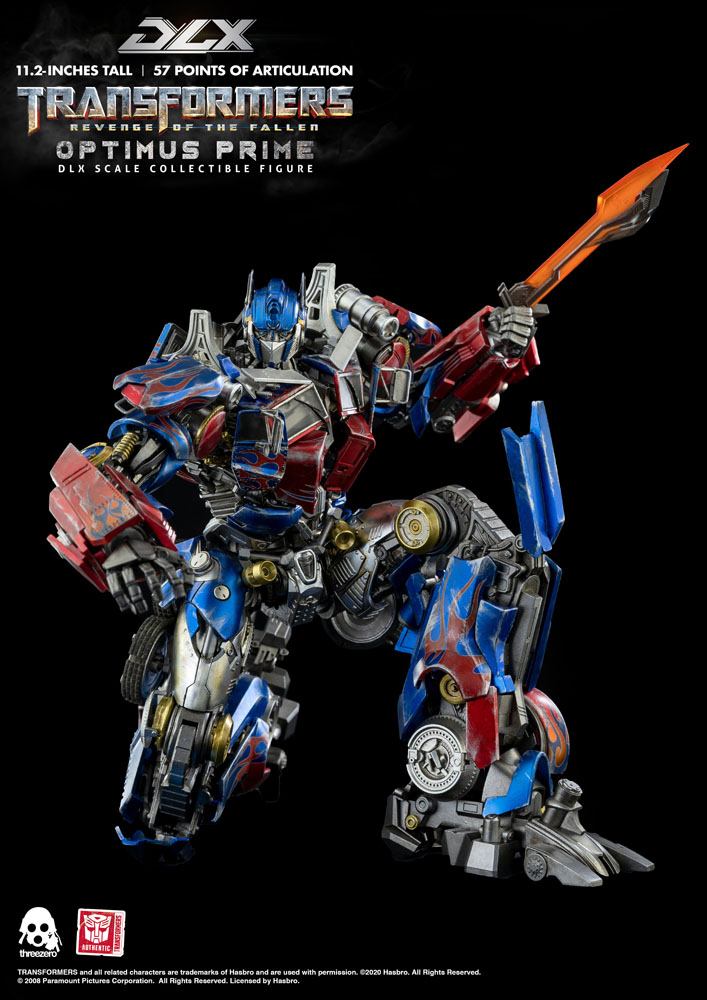 Transformers: Revenge of the Fallen DLX Action Figure 1/6 Optimus Prime 28 cm 4897056202658