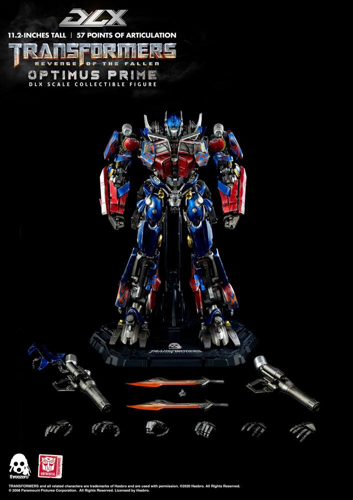 Transformers: Revenge of the Fallen DLX Action Figure 1/6 Optimus Prime 28 cm 4897056202658