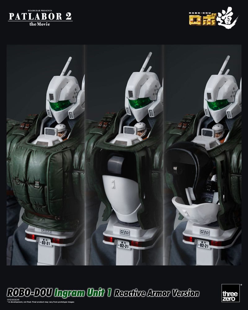 Patlabor 2: The Movie Robo-Dou Action Figure Ingram Unit 1 Reactive Armor Version 23 cm 4895250812932