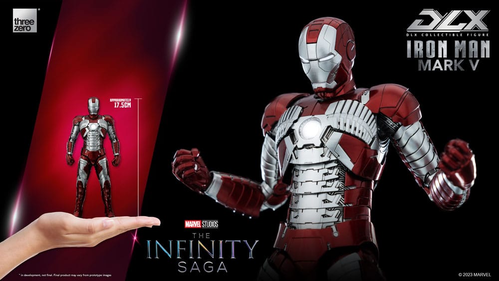 Infinity Saga DLX Action Figure 1/12 Iron Man Mark 5 17 cm 4895250808478