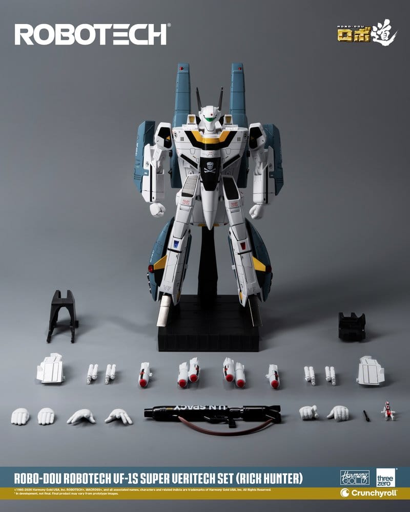 Robotech Robo-Dou Action Figure VF-1S Super Veritech Set (Rick Hunter) 20 cm 4895250822214