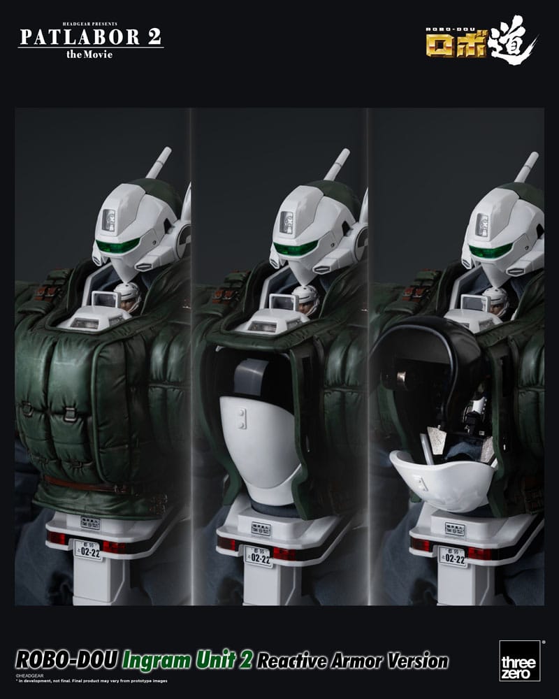 Patlabor 2: The Movie Robo-Dou Action Figure Ingram Unit 2 Reactive Armor Version 23 cm 4895250812949