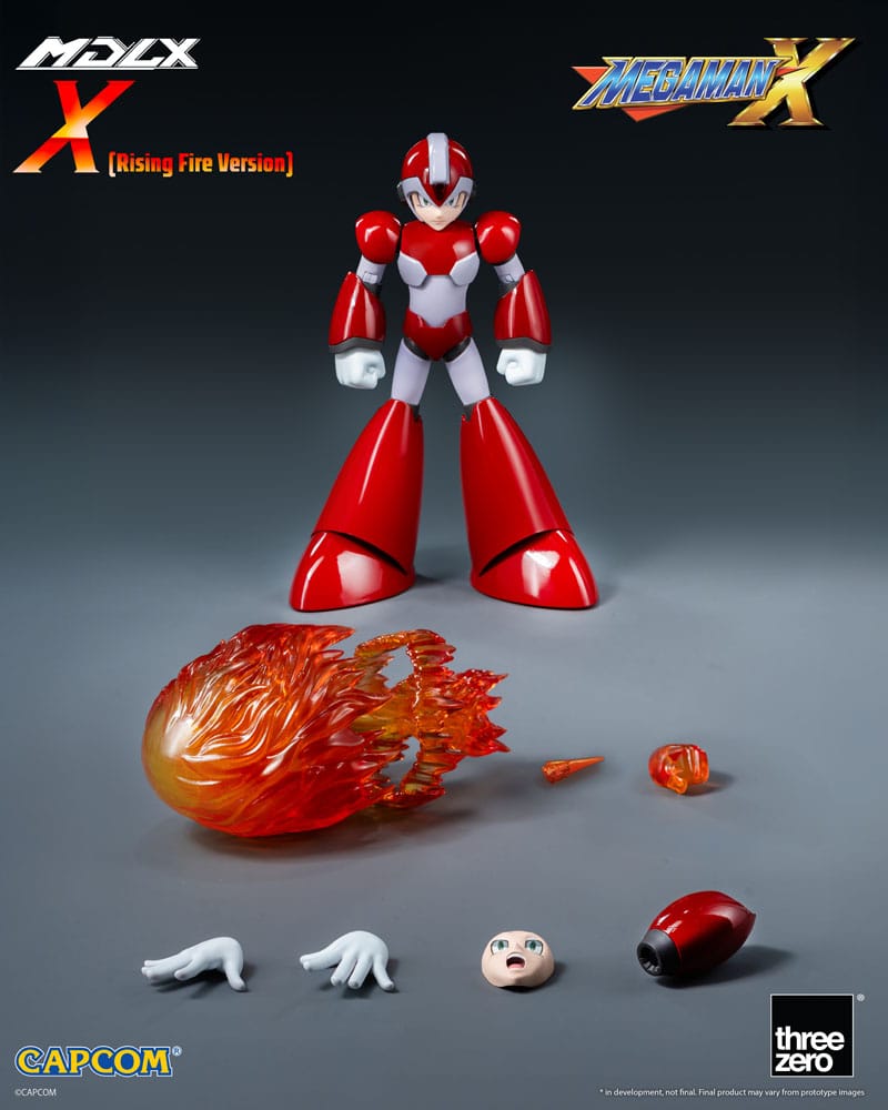 Mega Man MDLX Action Figure Rockman X / Mega Man X (Rising Fire Version) 12 cm 4895250820258