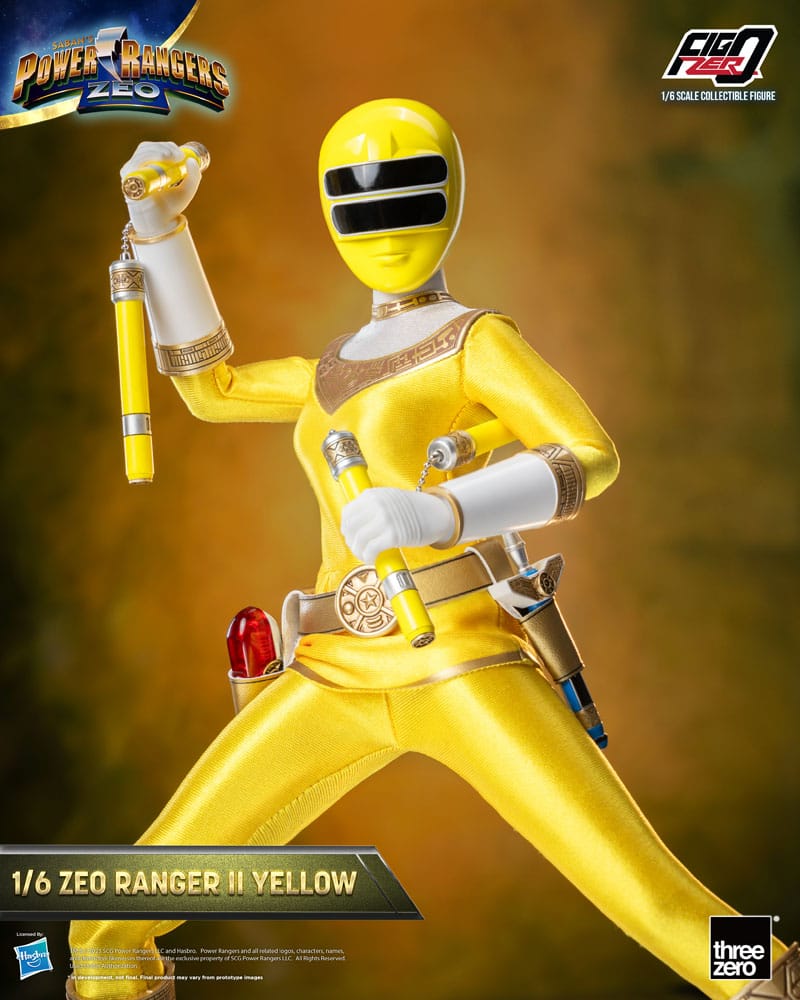 Power Rangers Zeo FigZero Action Figure 1/6 Ranger II Yellow 30 cm 4895250810341